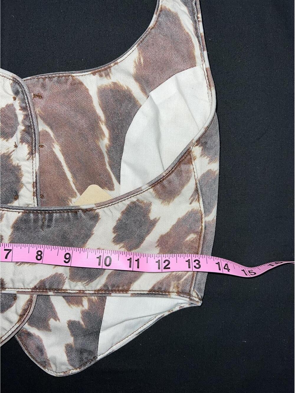 Anthropologie - WeWoreWhat - Halter Vest in Cowhide - Picture 8 of 9